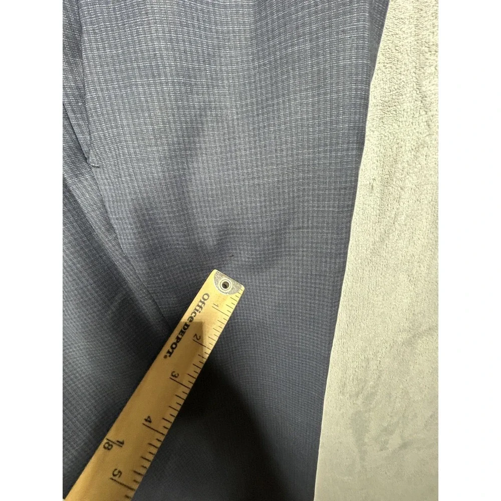 Hugo Boss 2 Piece Breathable Suit Mens 42r Pants 34x30 check pattern blue